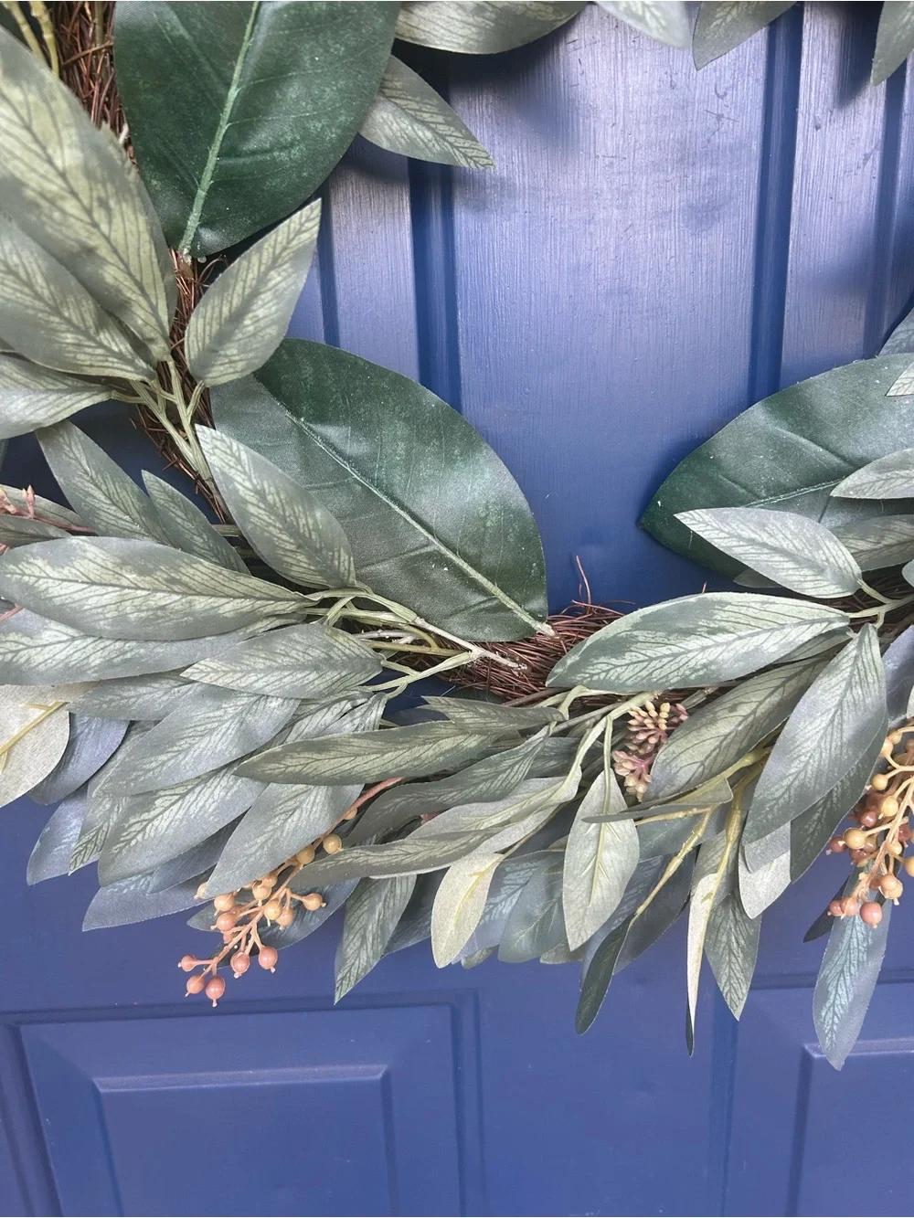 Studio McGee Threshold Classic Green Eucalyptus Wreath - Home Holiday NWT